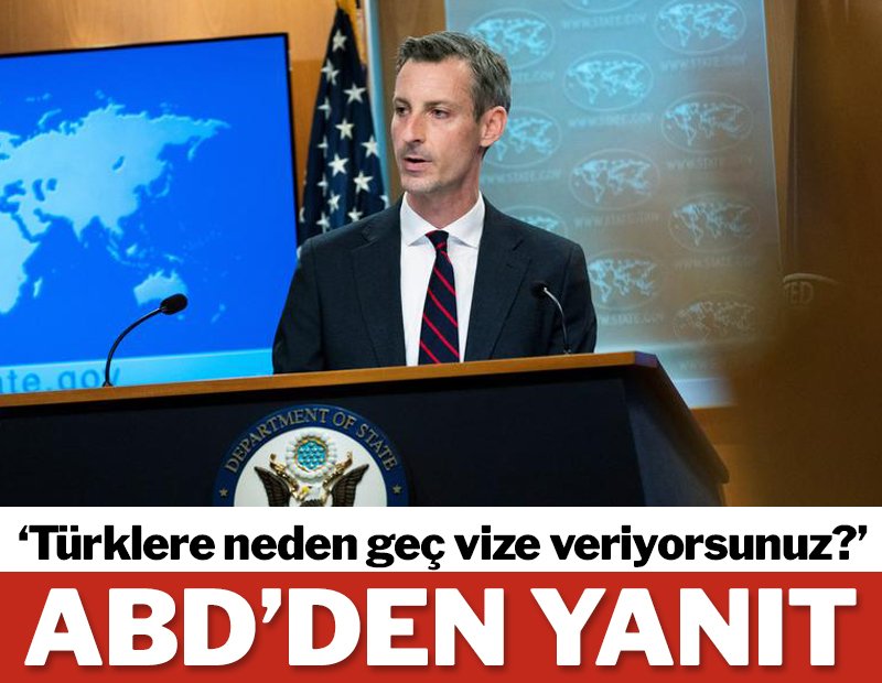 ABD’den Türkiye’deki vize başvurularıyla ilgili tepkilere yanıt