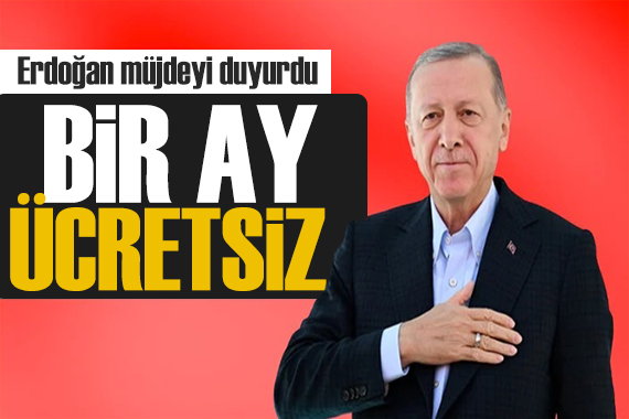 Erdoğan metro açılışında müjdeyi duyurdu: 1 ay ücretsiz olacak 