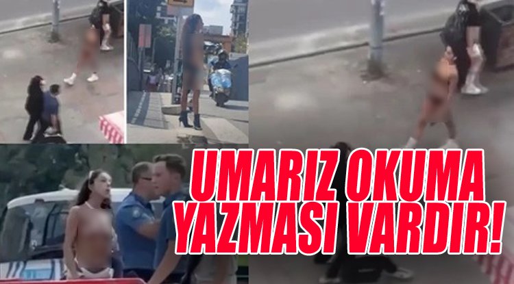 Kadıköy'de mayo ile hayasızca görüntüler