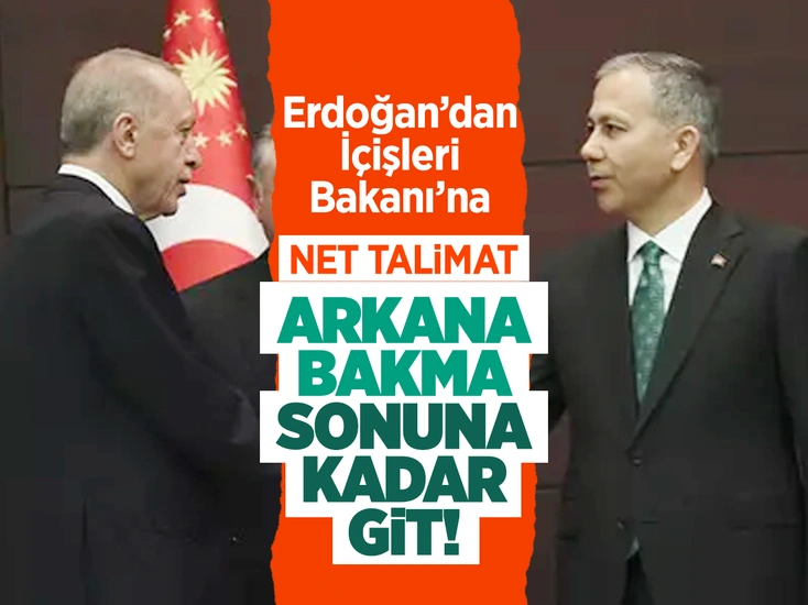 Erdoğan'dan, Ali Yerlikayaya talimat!