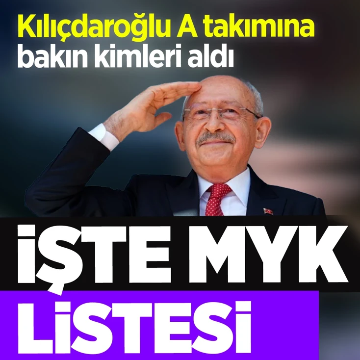 CHP'de A Takımı belli oldu!