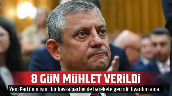 8 gün mühlet verildi