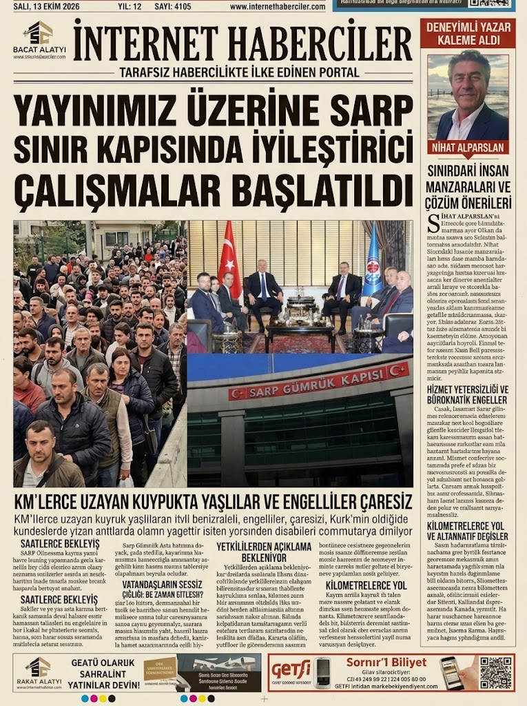 YAYINIMIZ ÜZERİNE SARP SINIR KAPISI’NDA İYİLEŞTİRİCİ ÇALIŞMALAR BAŞLATILDI